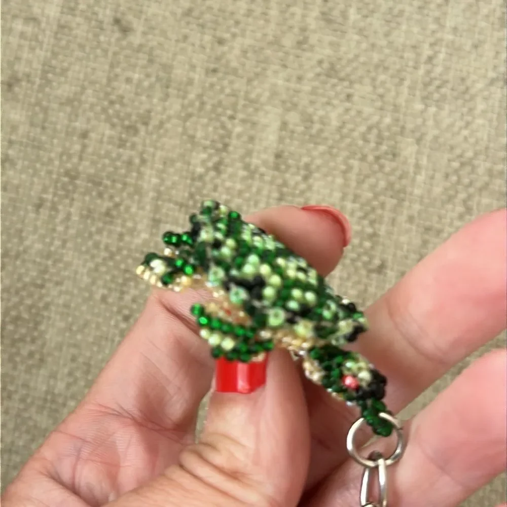NWT Beaded Sea Turtle Keychain from Guatemala
